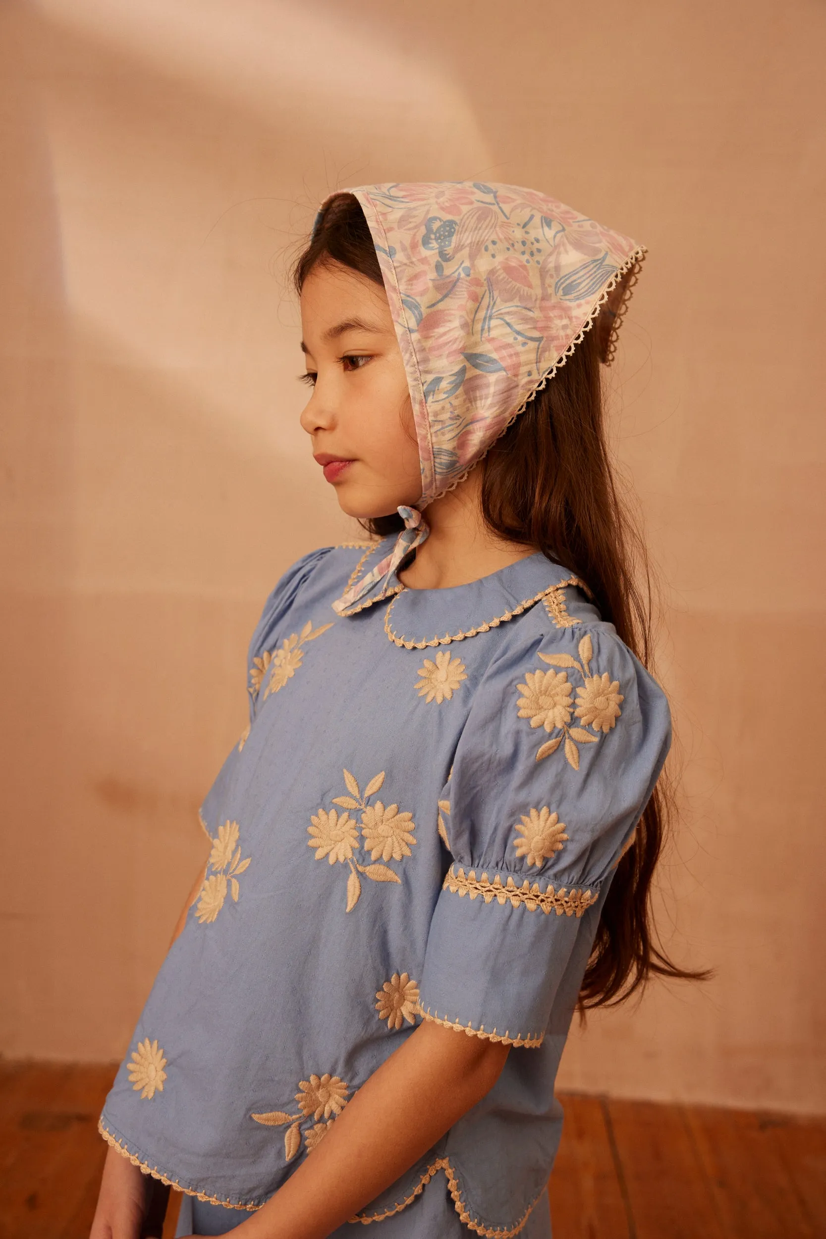 Loretta Short Set - Cornflower