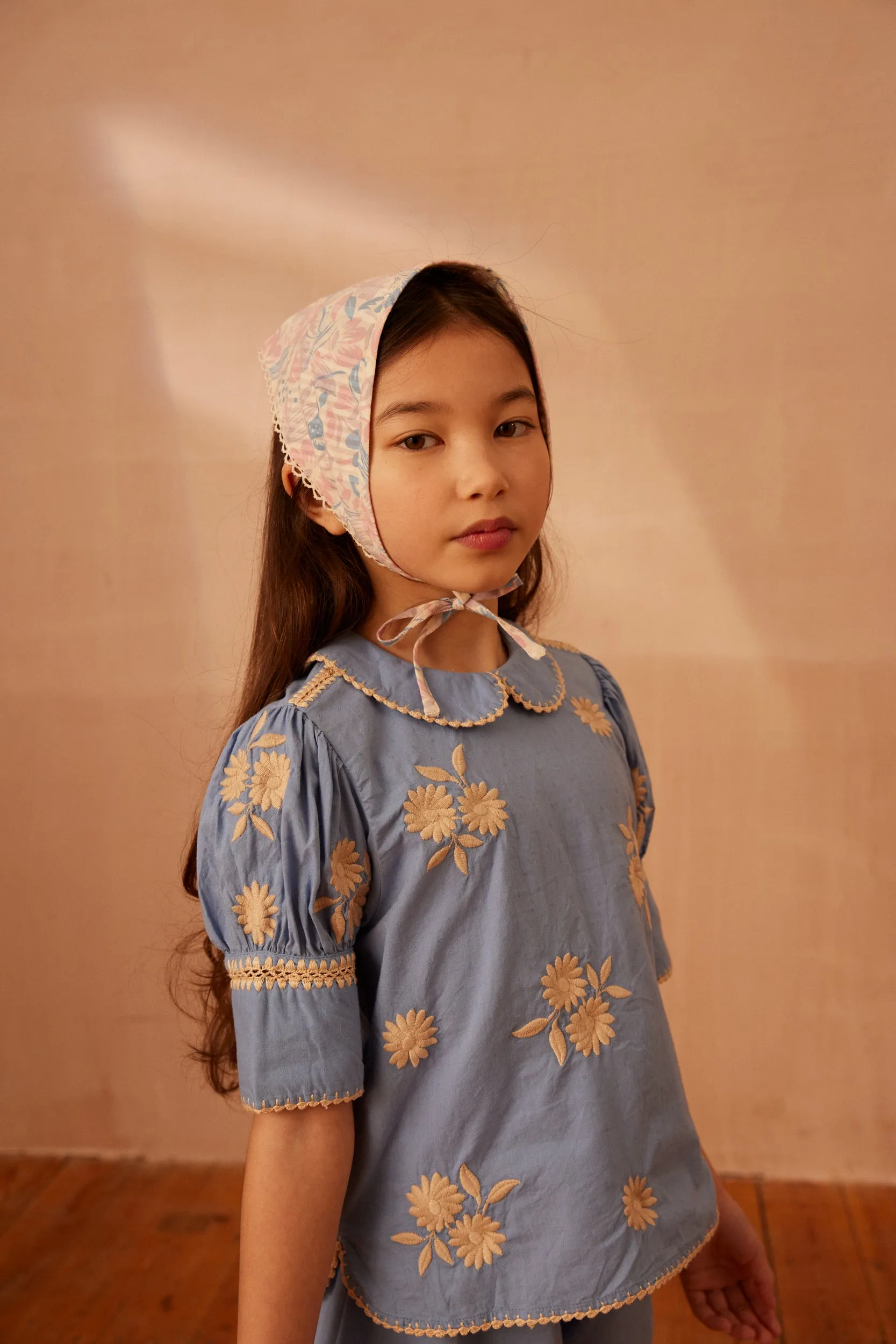 Loretta Short Set - Cornflower