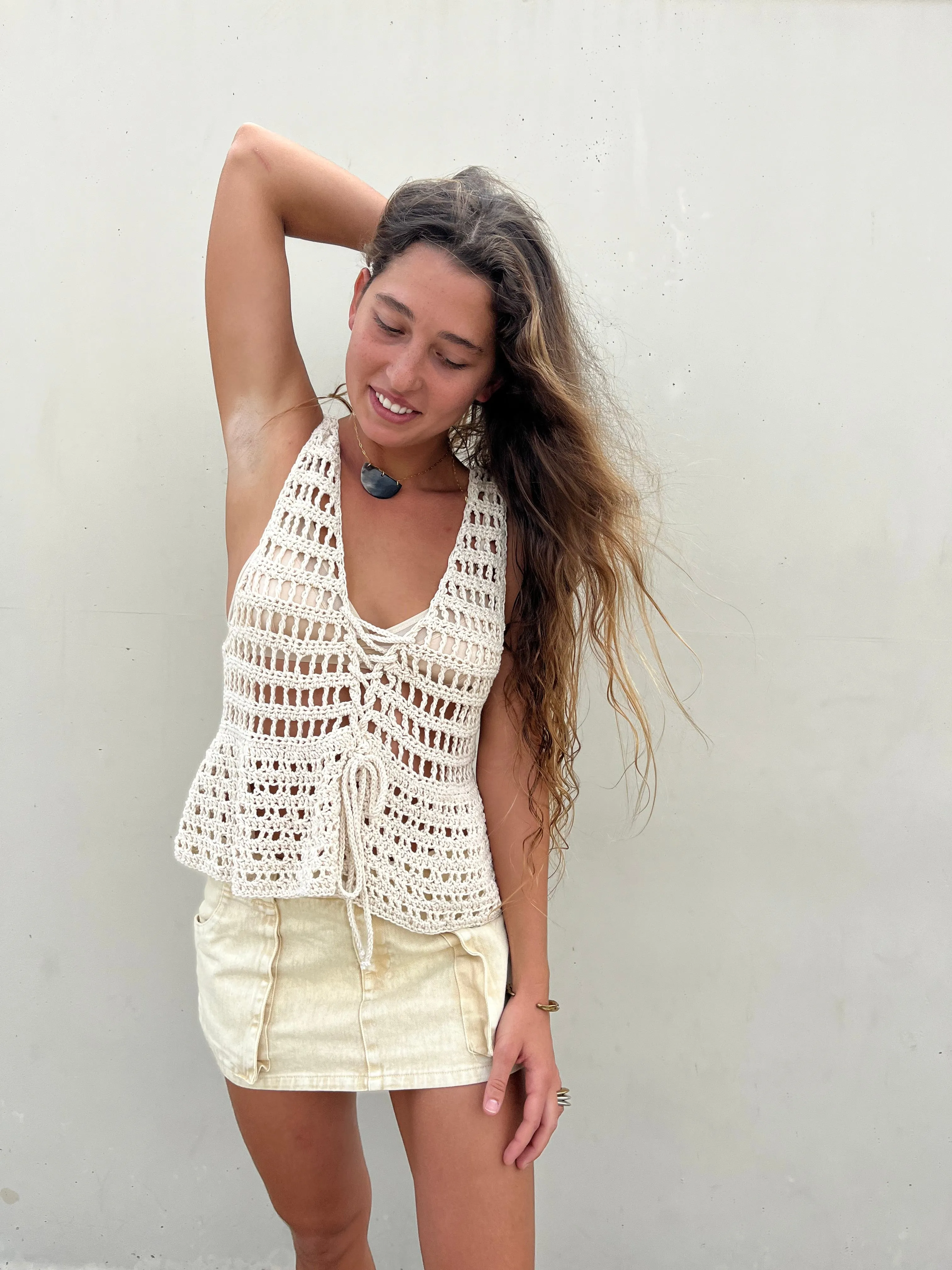 Luna Blanca Crochet Top
