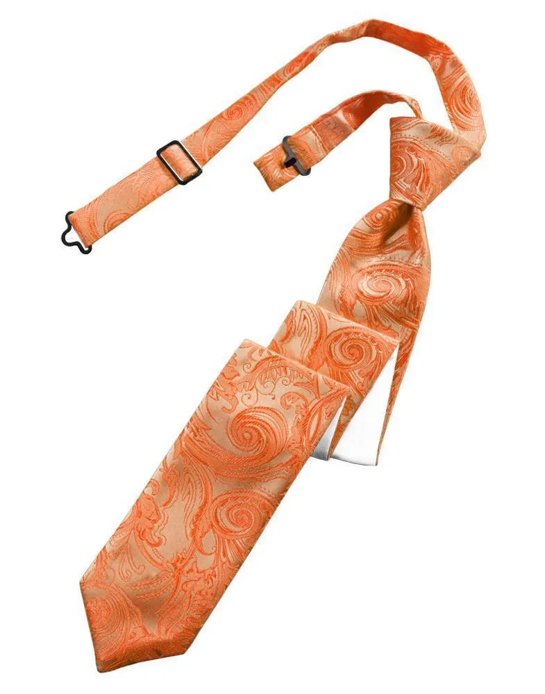Mandarin Tapestry Skinny Necktie