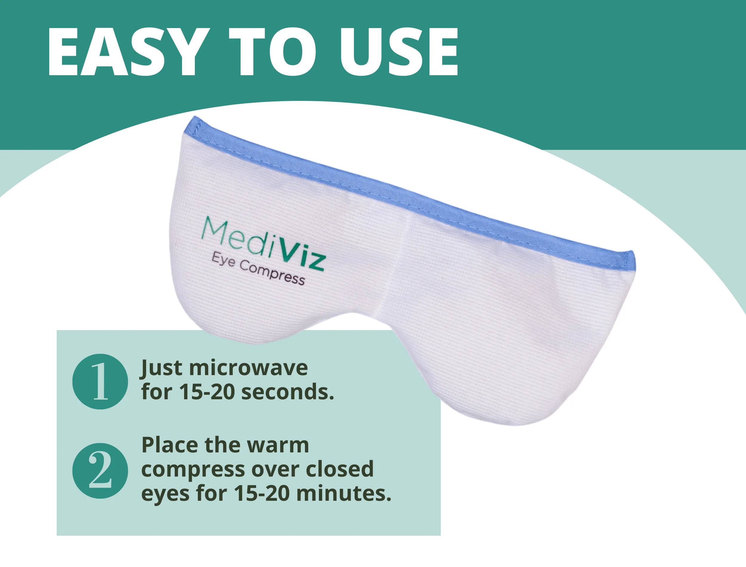 Mediviz Warm Compress Mask - With Removable Cover