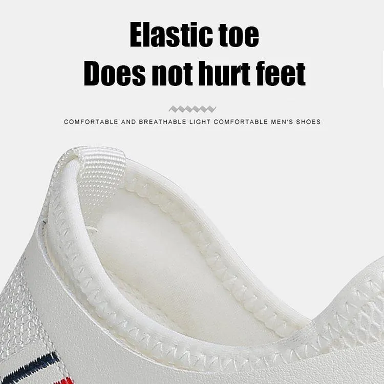 Men Casual Soft Sole Light Leather Shoes