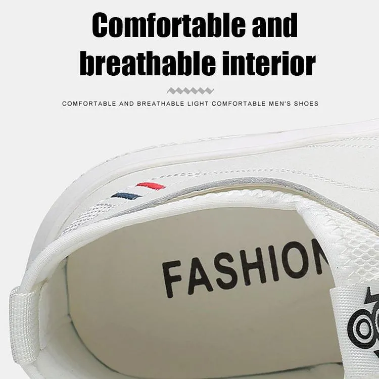 Men Casual Soft Sole Light Leather Shoes