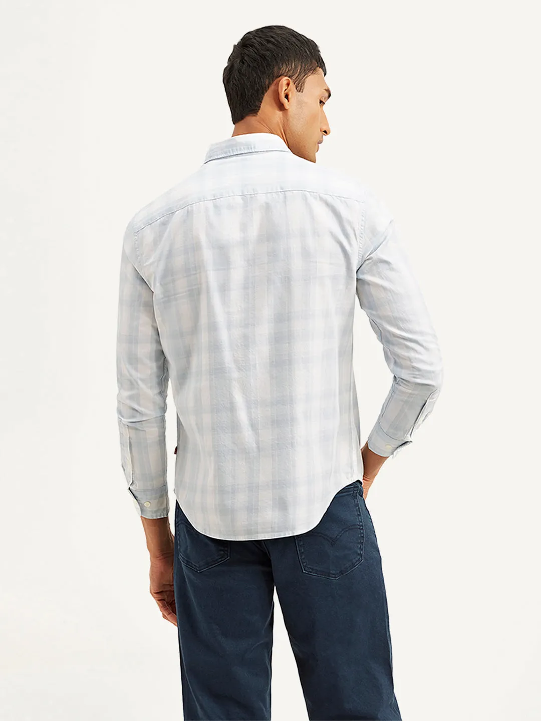 Men's Checkered Slim Fit Shirt
