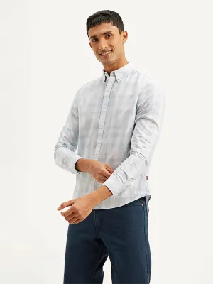 Men's Checkered Slim Fit Shirt