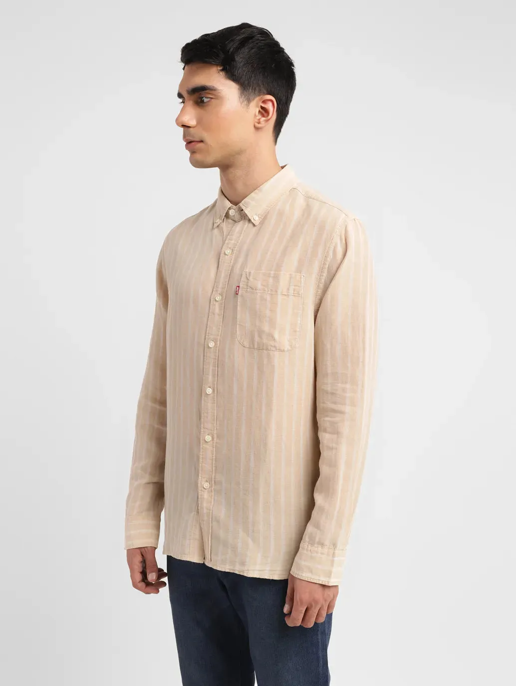 Men's Striped Slim Fit Shirt