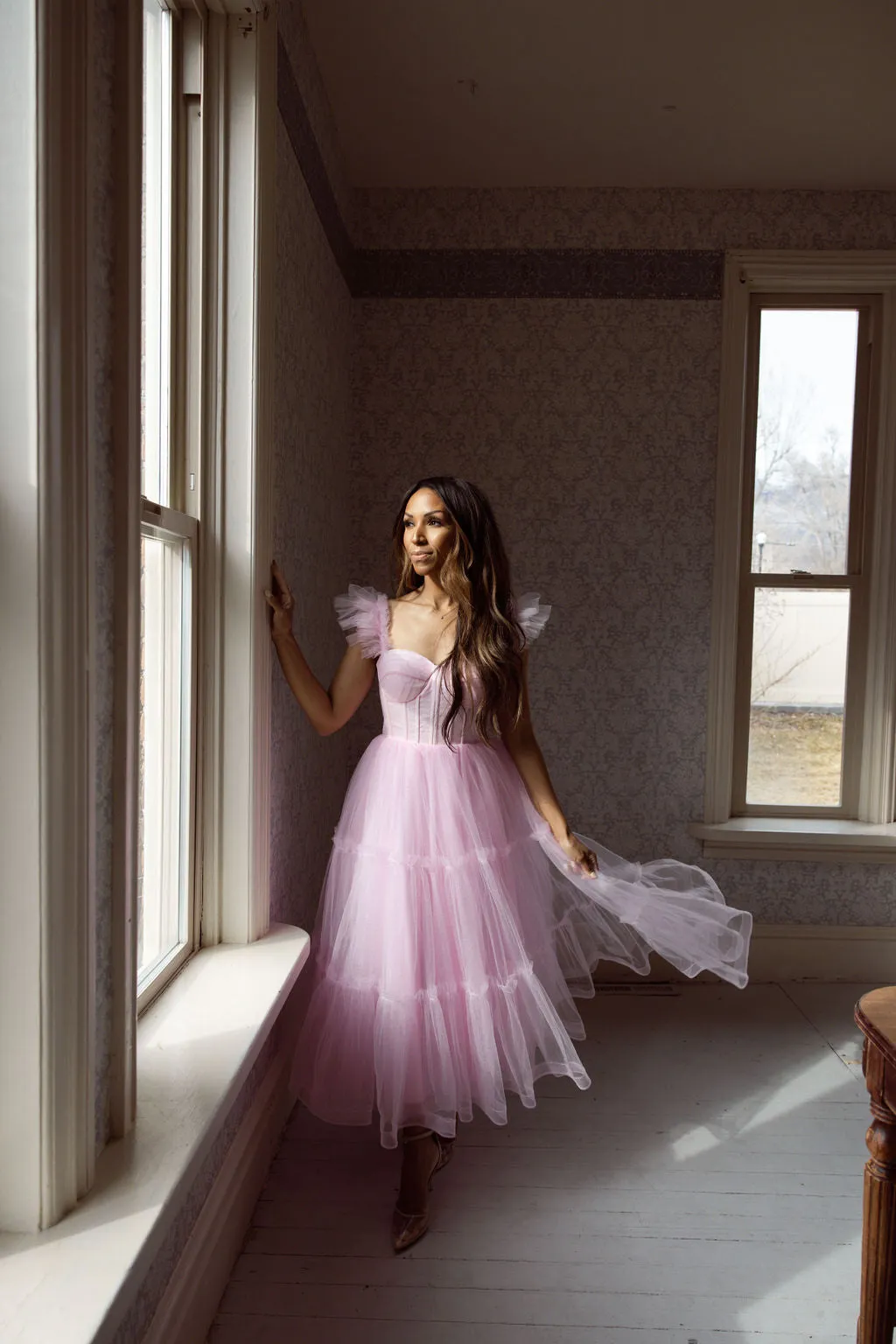 Mia Dress- Light Pink