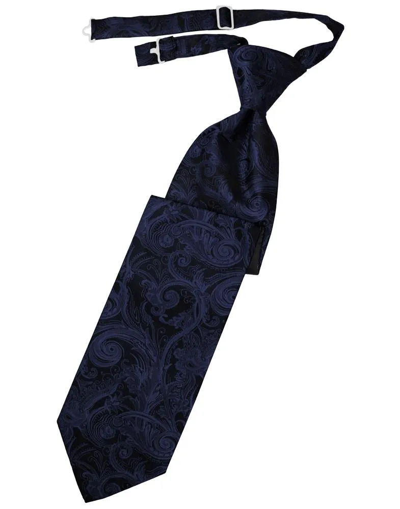 Midnight Blue Tapestry Kids Necktie
