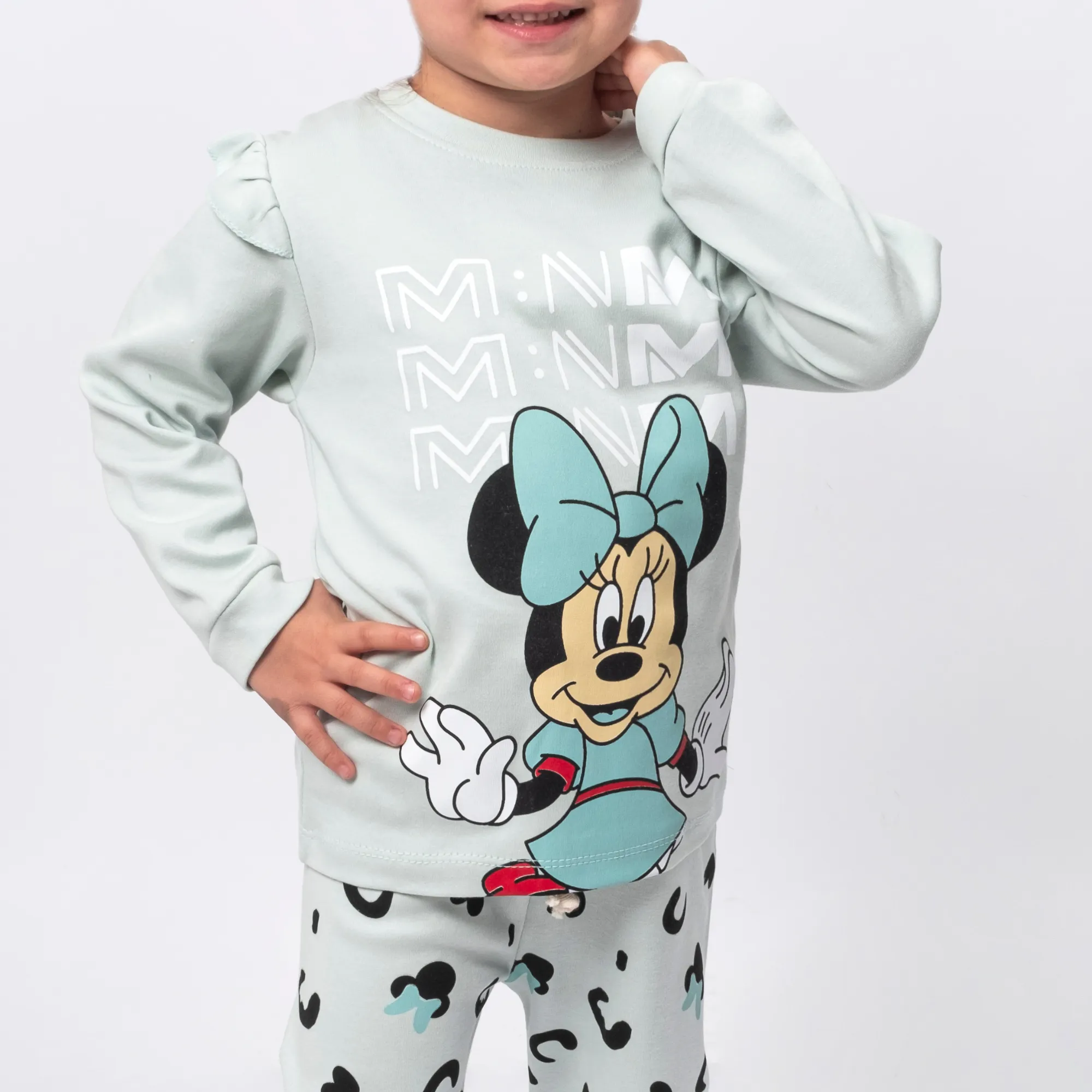 Mini Minnie Girls Cotton Pyjamas