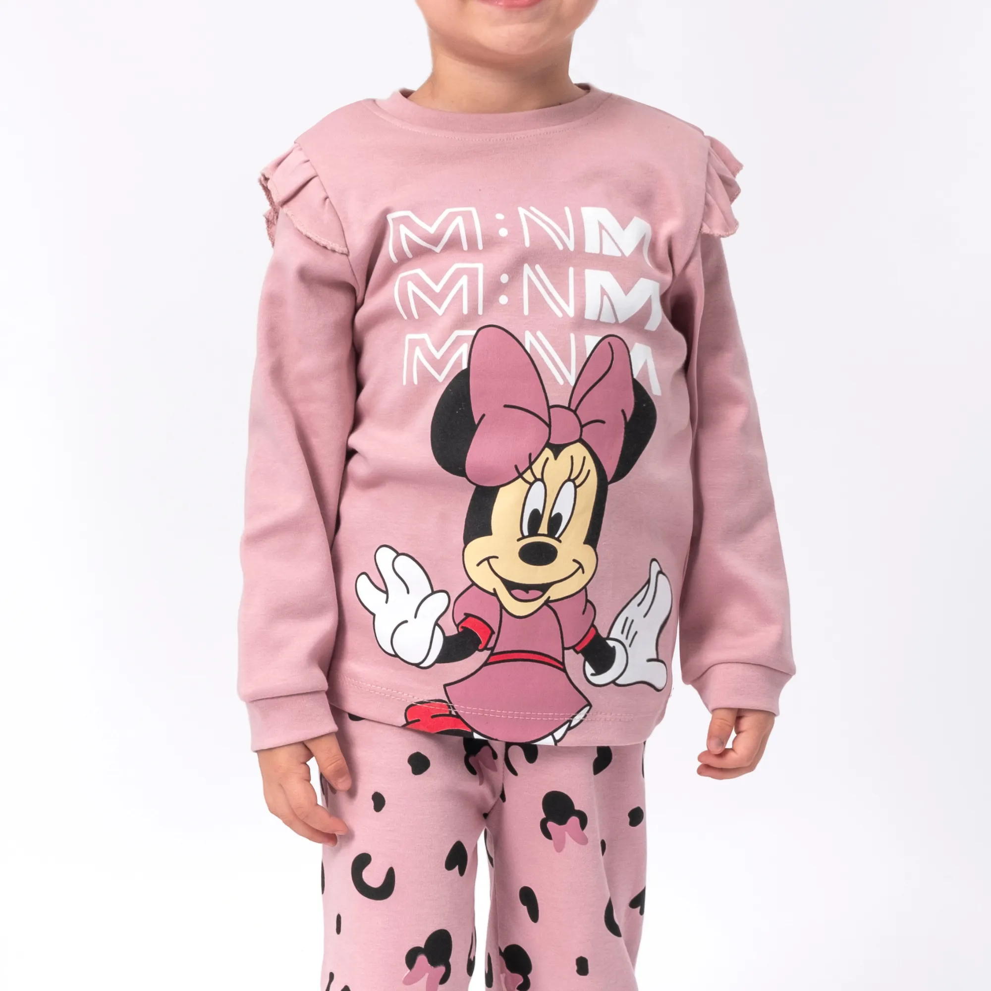 Mini Minnie Girls Cotton Pyjamas