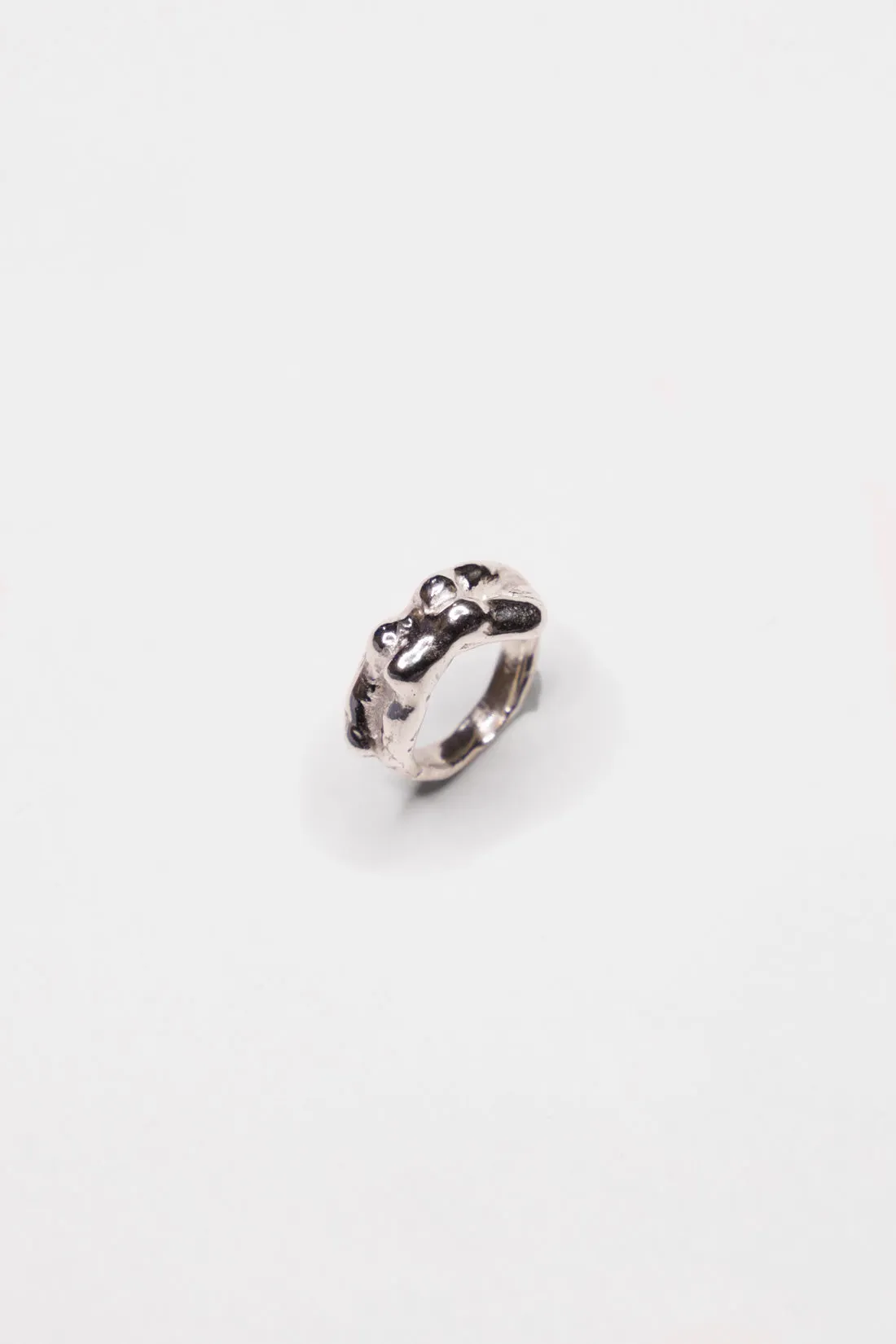 Moon Landing Ring in Silver