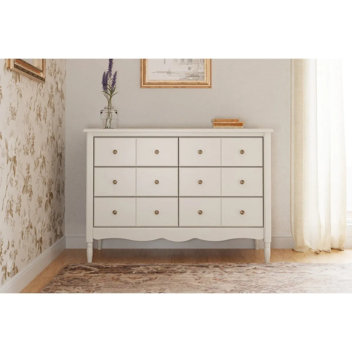 Namesake Liberty 6 Drawer Dresser - Warm White