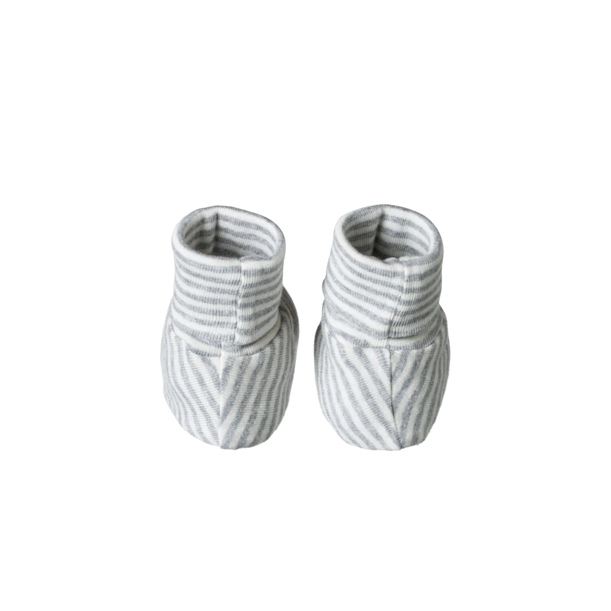 Nature Baby Cotton Booties - Grey Marl