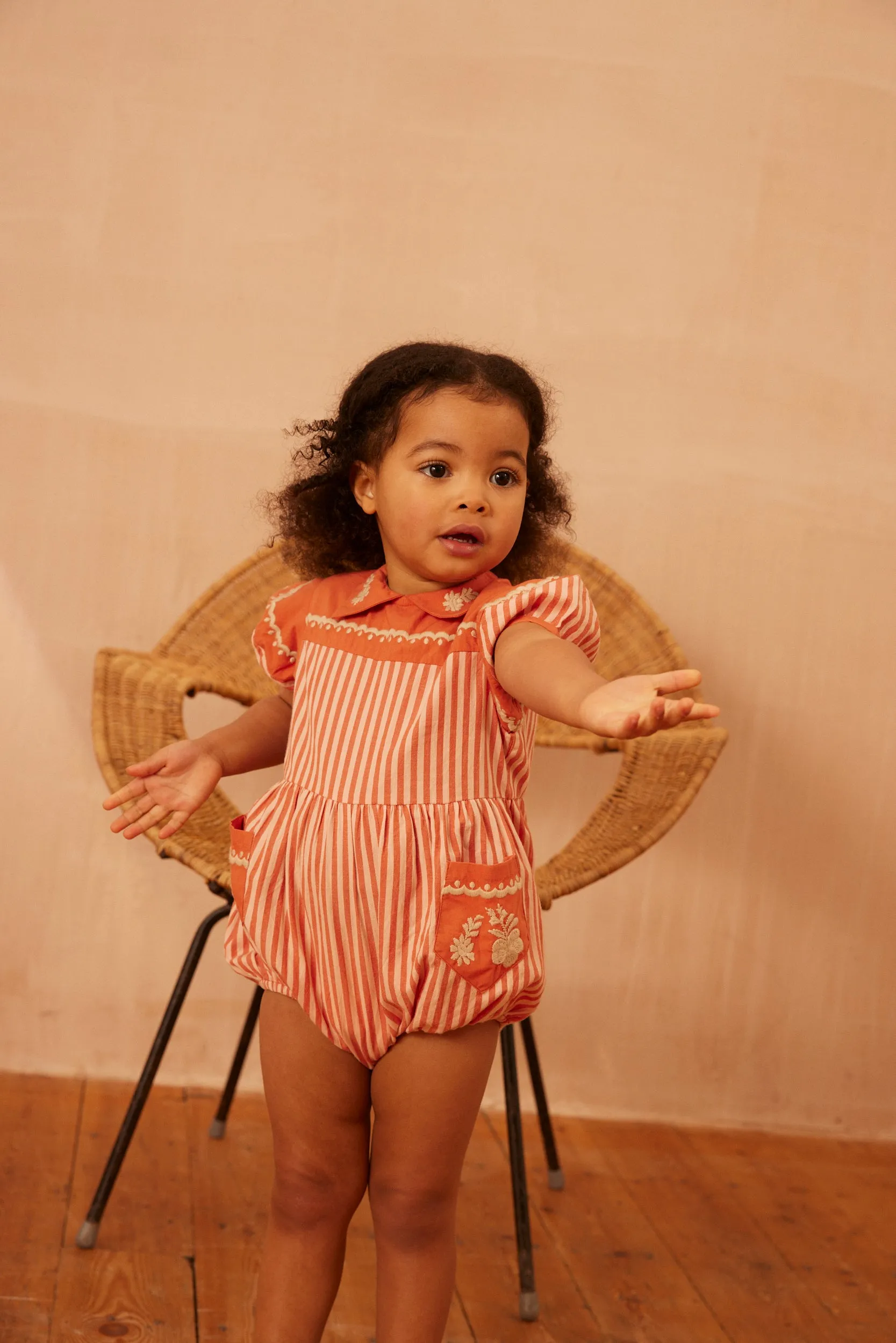 Nellie Romper - Mayols Stripe