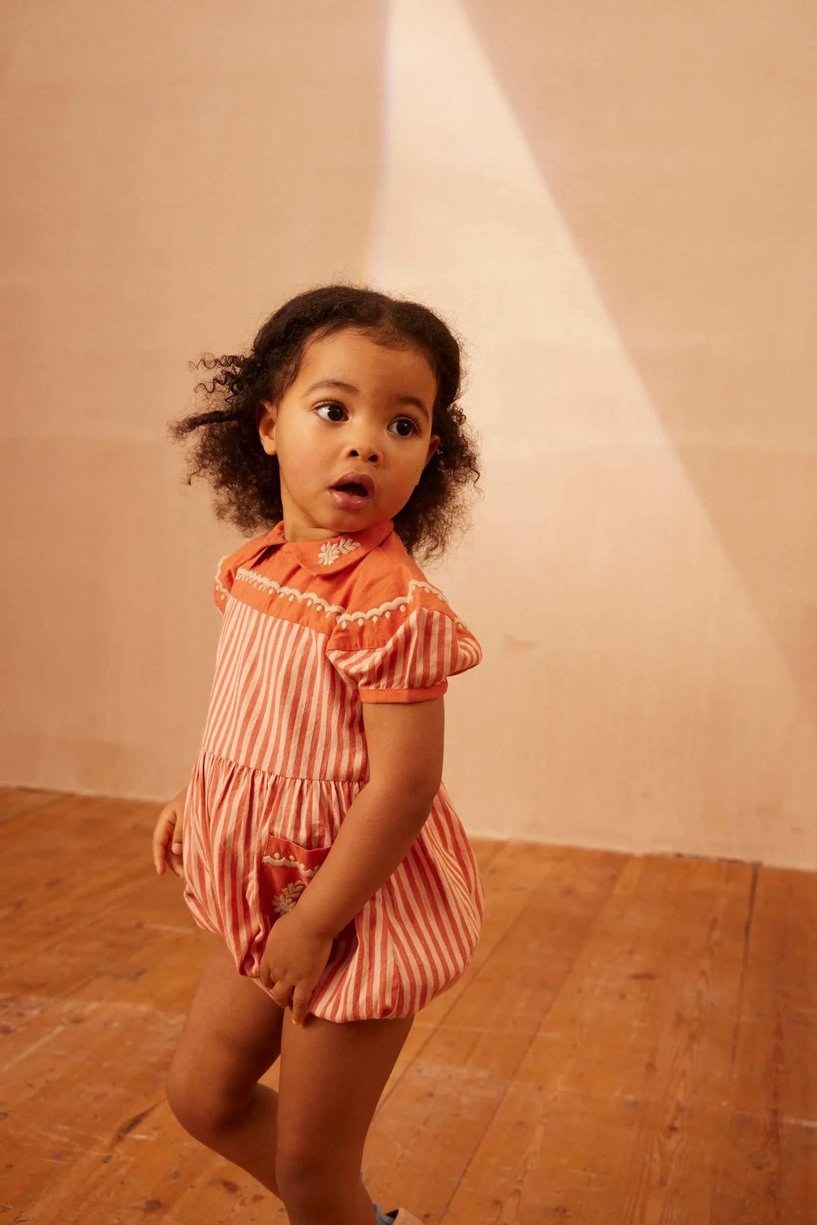 Nellie Romper - Mayols Stripe