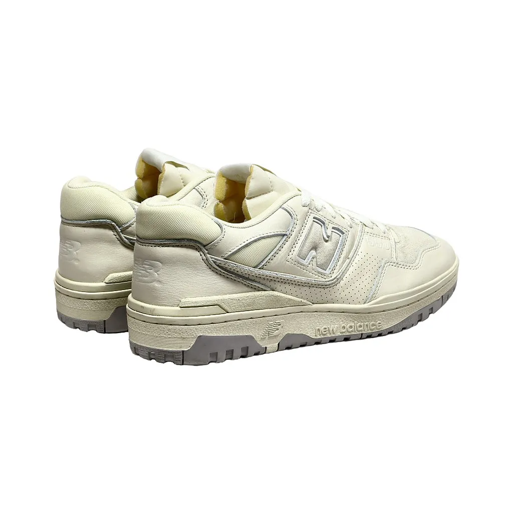 New Balance 550 Low-Top Sneakers Leather Beige Color For Men