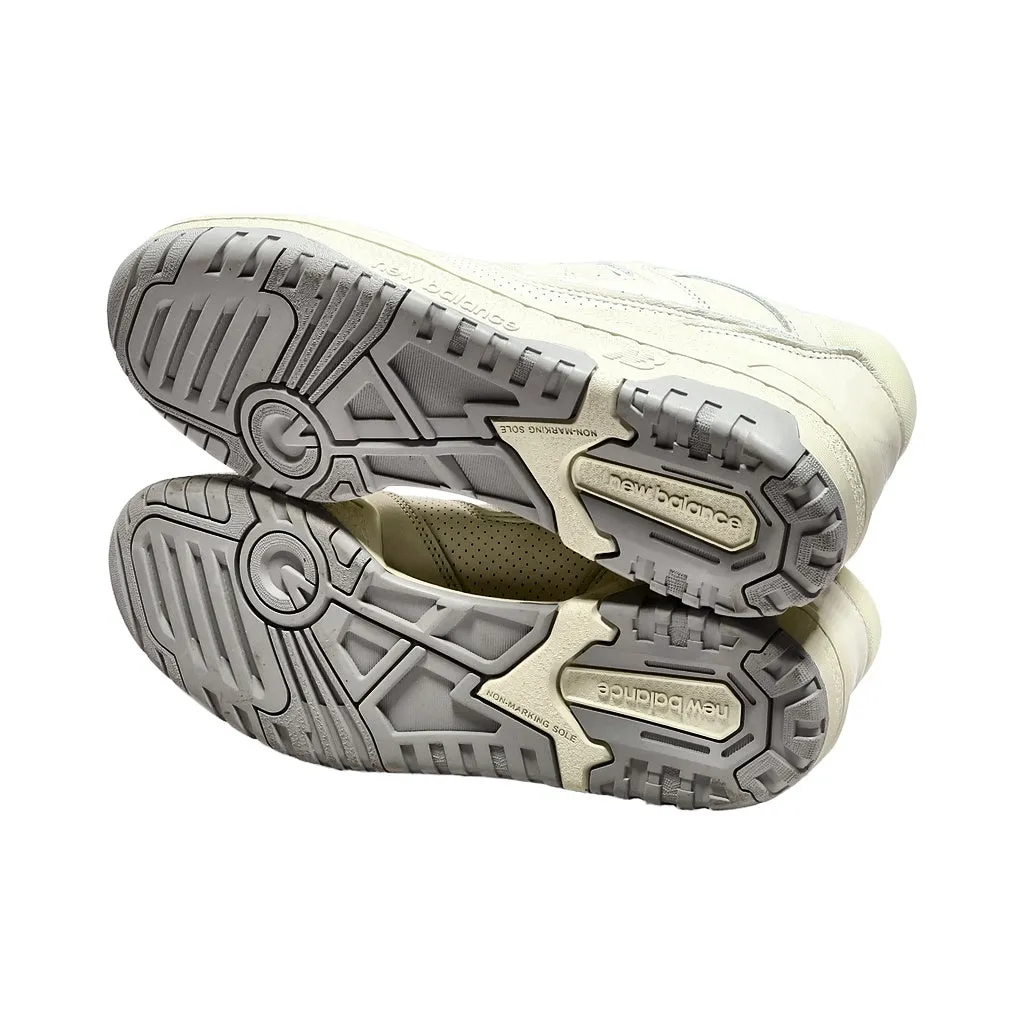 New Balance 550 Low-Top Sneakers Leather Beige Color For Men