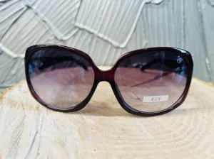 NEW Designer Rep. Sunglasses, 400 UV Protection! Stylish Plum Gradient Purple Lenses! 8211