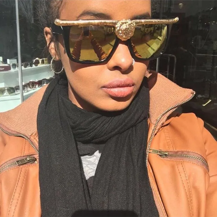 New Fashion Designer Square Sunglasses Women Men Sunglass Luxury Modern Stylish Sun Glasses UV400