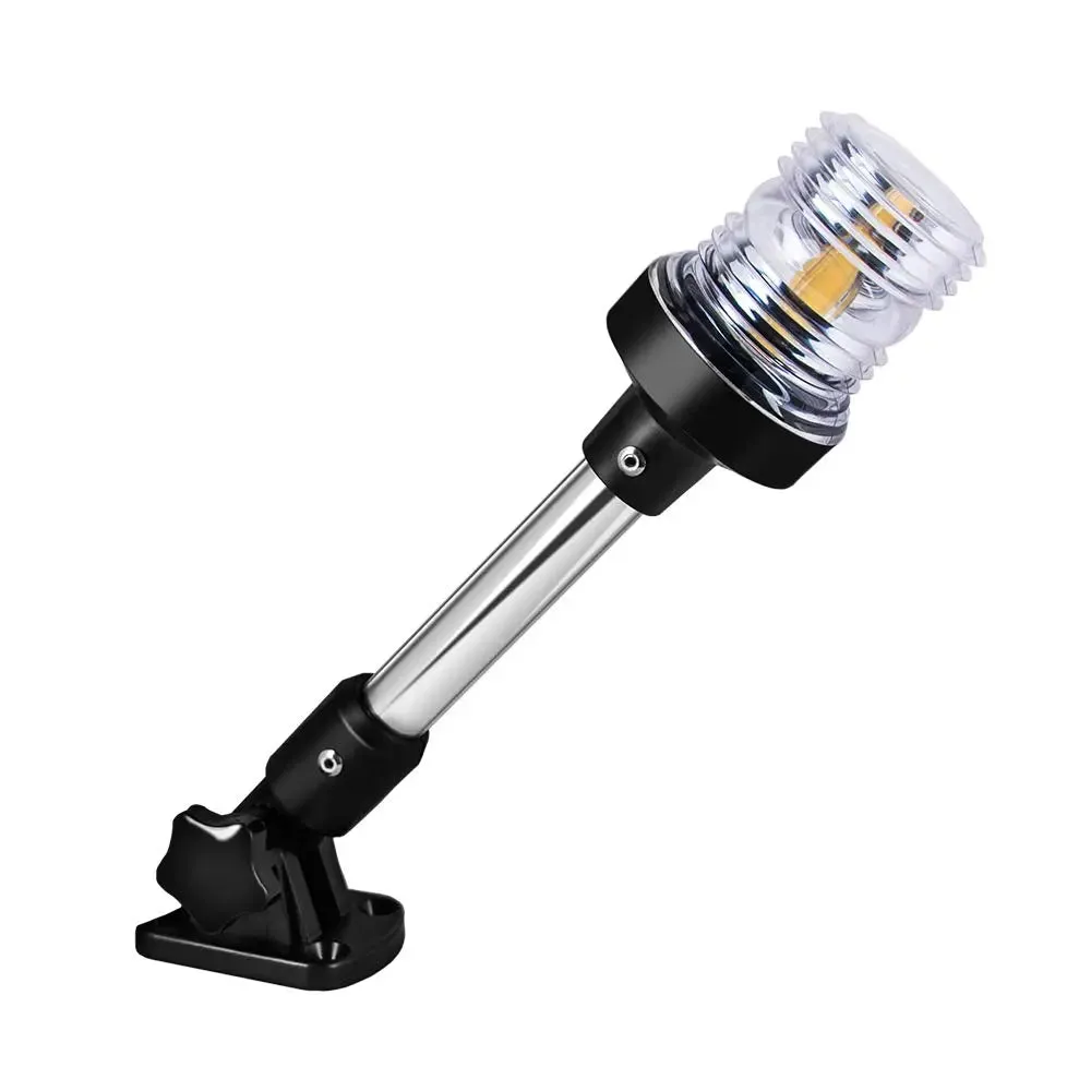 NEW Fold Down 360 Degree LED Boat Navigation Light for Yacht Marine Anchor Light
