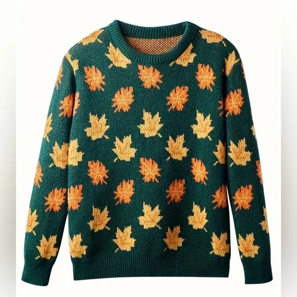 NEW The Big Maple Leaf Cozy Sweater