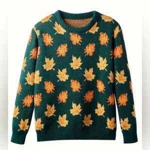 NEW The Big Maple Leaf Cozy Sweater