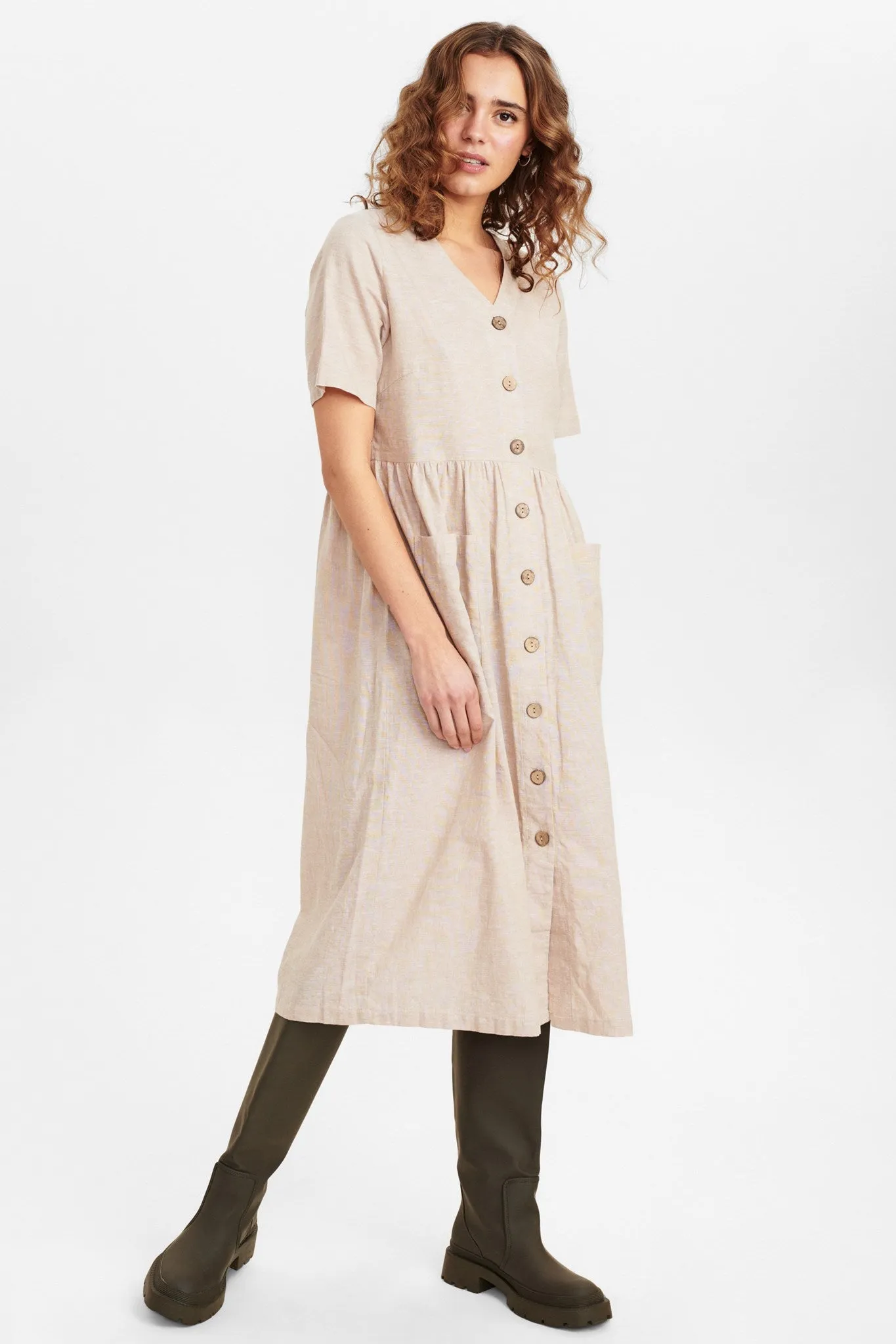 NUHANNAH DRESS - Warm Sand