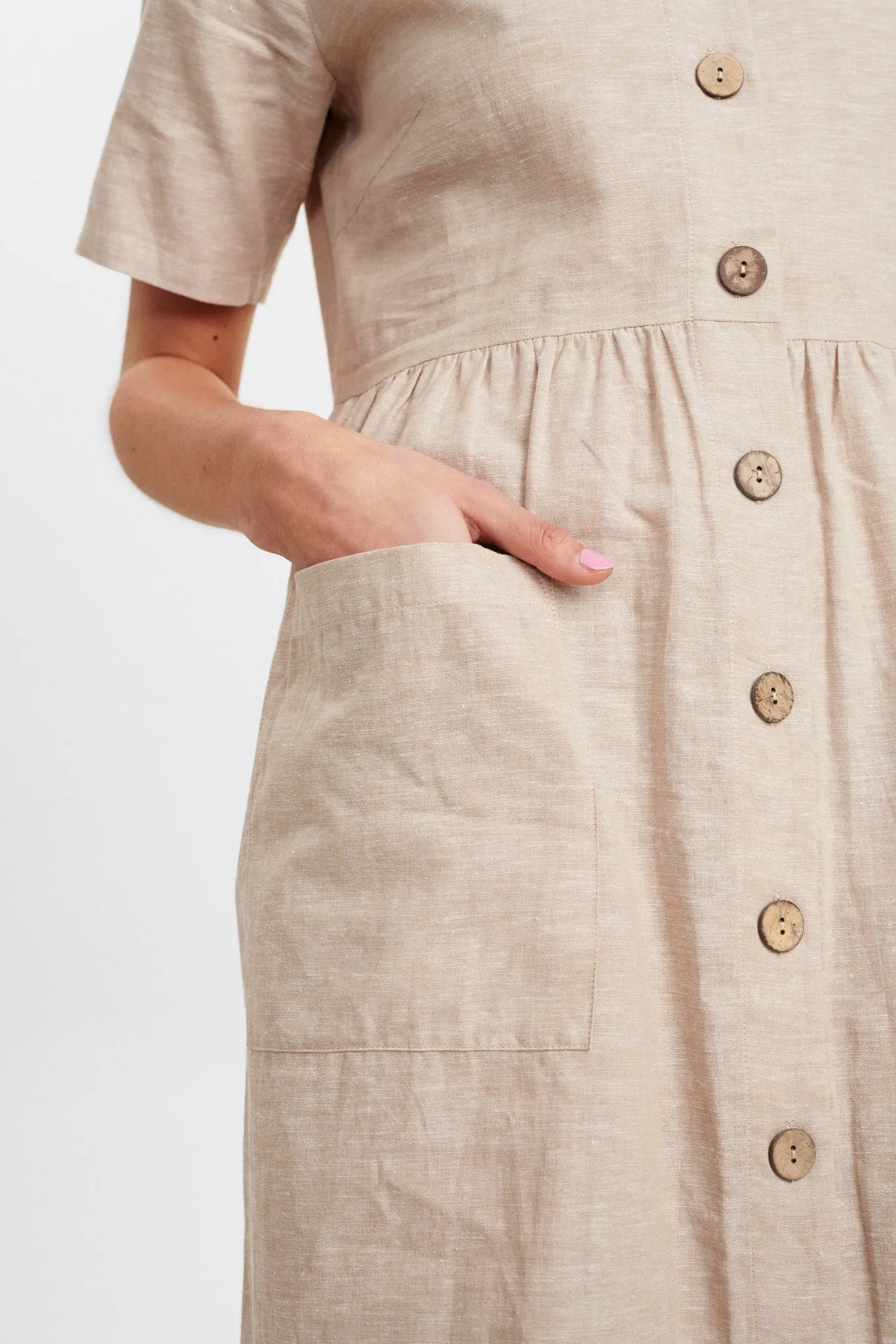 NUHANNAH DRESS - Warm Sand