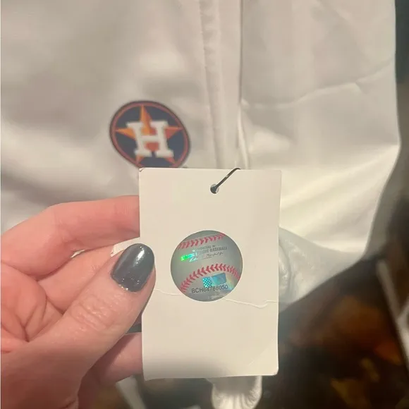 NWT Houston Astros Red Flag Full Zip Jacket by G-III 4Her By Carl Banks