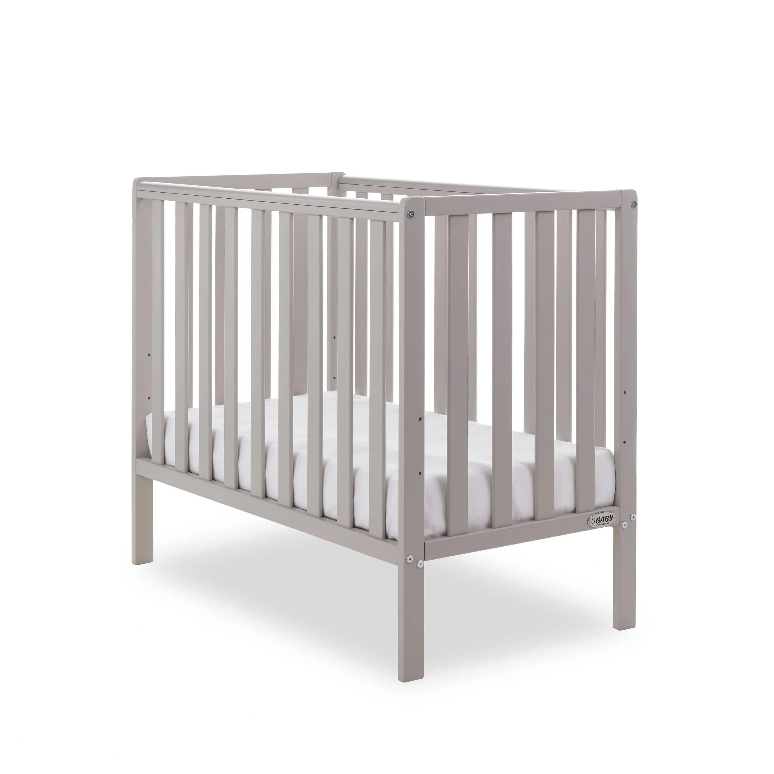 Obaby Bantam Space Saver Cot Warm Grey