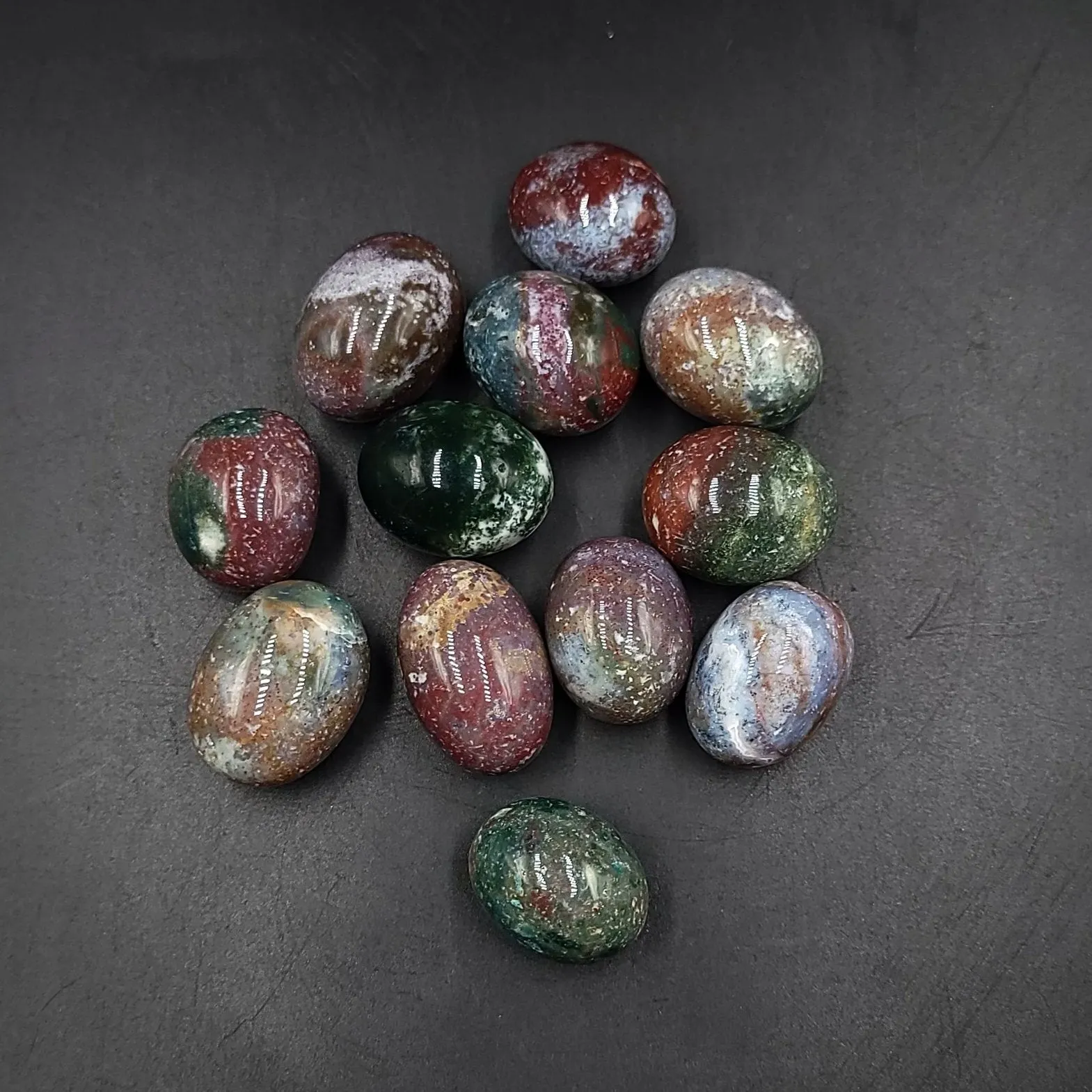 Ocean Jasper Tumbled Stone HQ