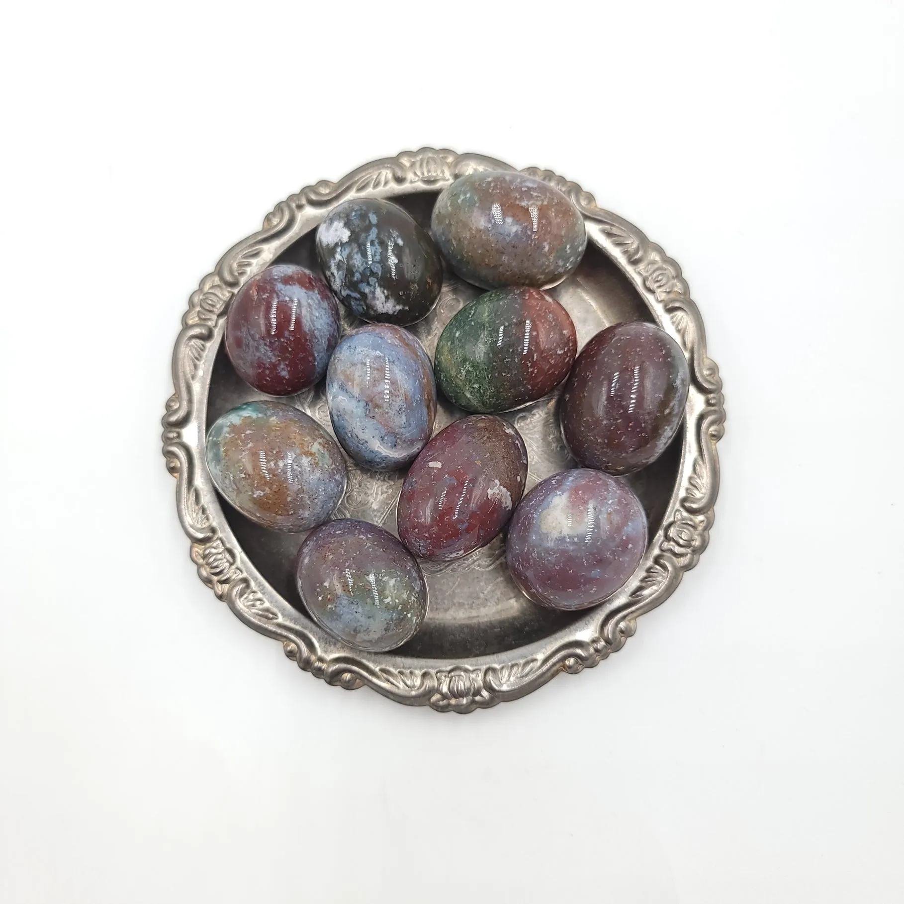 Ocean Jasper Tumbled Stone HQ