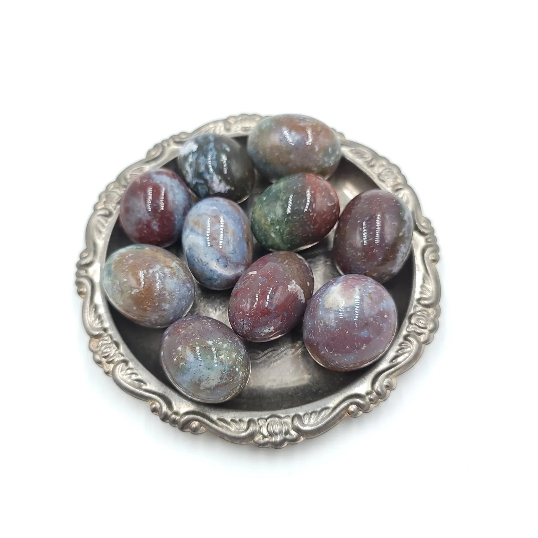 Ocean Jasper Tumbled Stone HQ