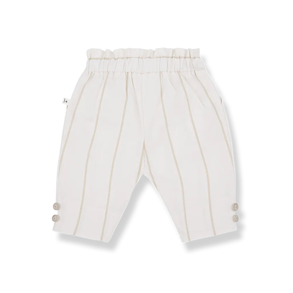 One More In The Family- CEL off-white pants
