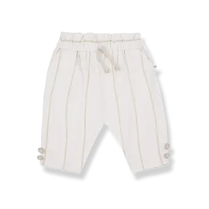 One More In The Family- CEL off-white pants