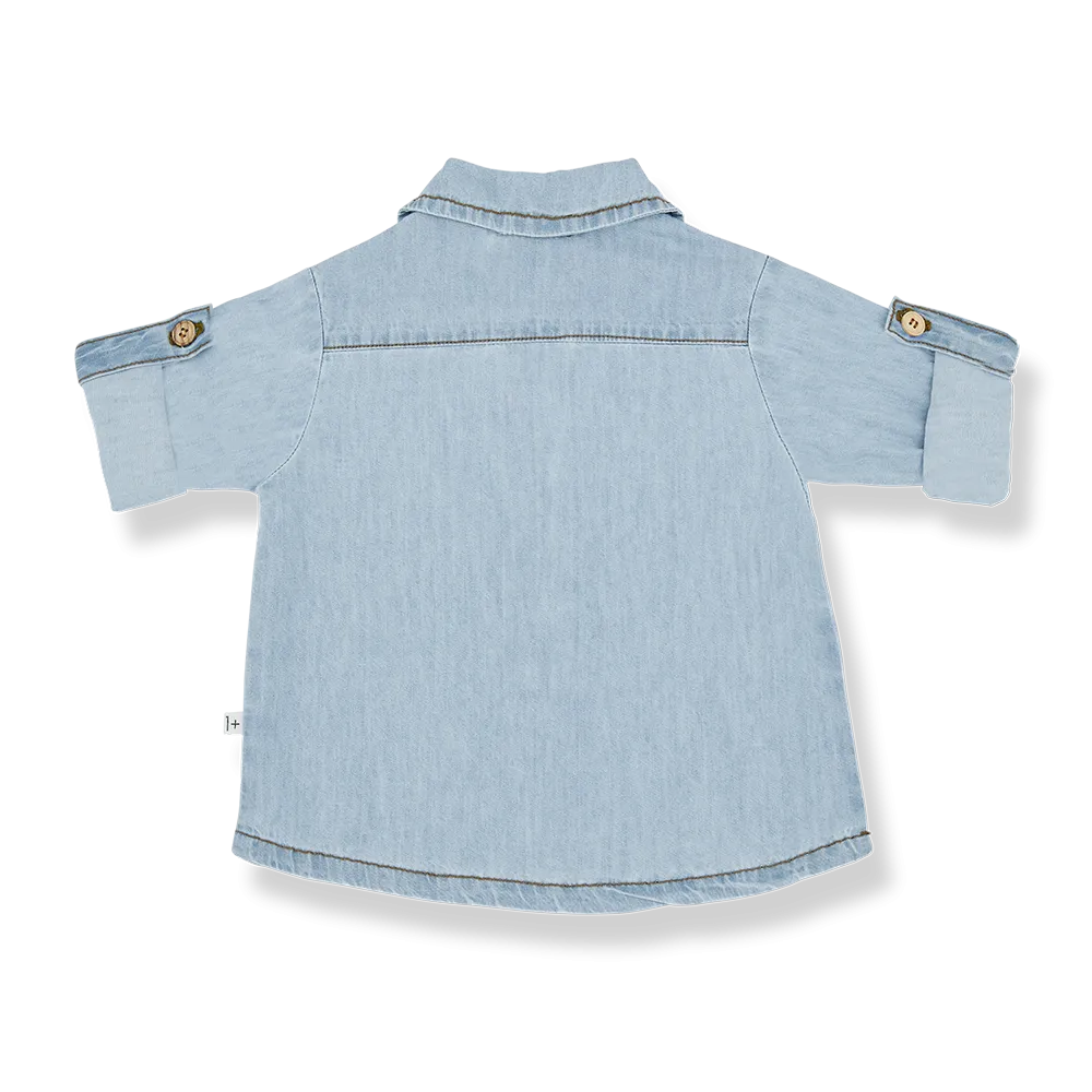 One More In The Family- HUMBERTO denim short sleeve shirt