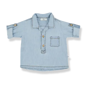 One More In The Family- HUMBERTO denim short sleeve shirt