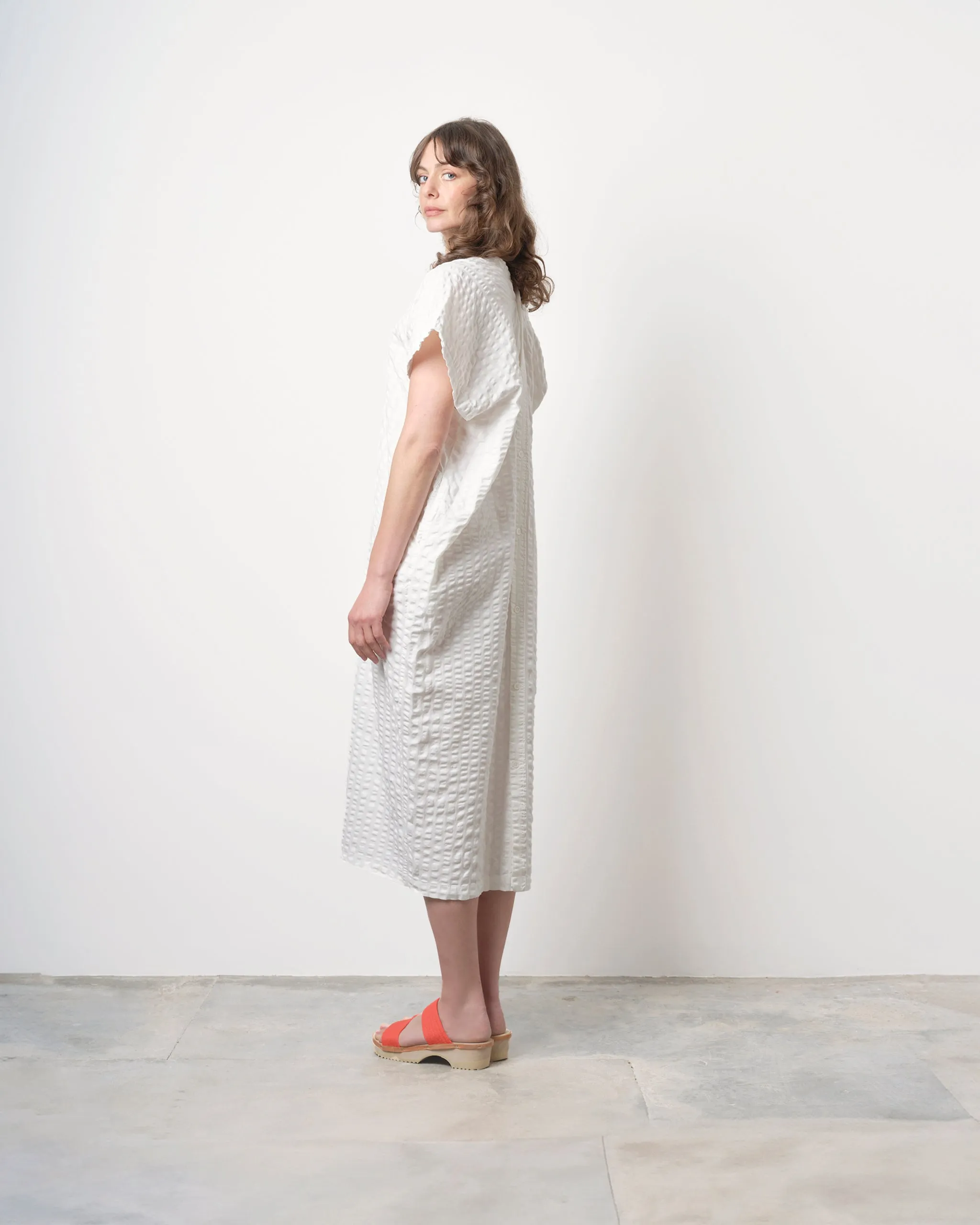 Origami Dress in White