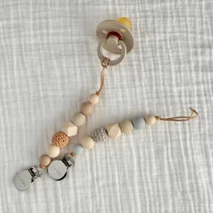 Pacifier Clip | Cozy Neutrals