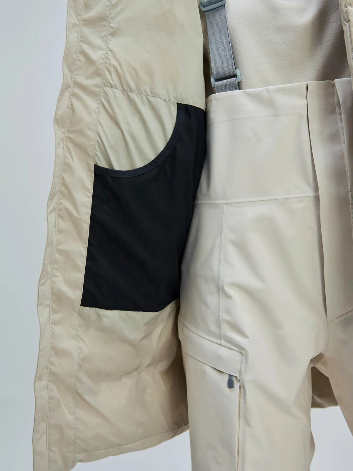 Płaszcz zimowy damski POC W'S Race Loft Parka beżowy