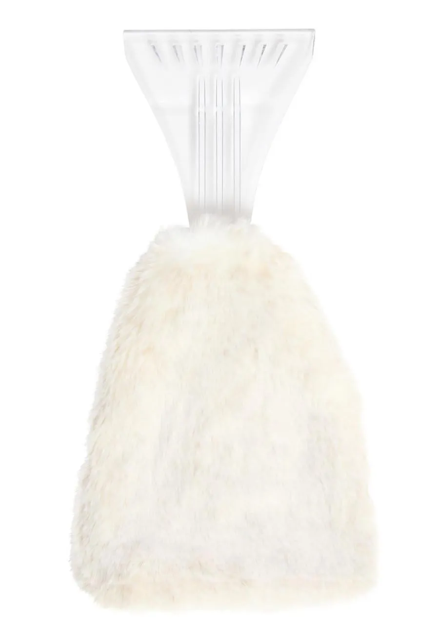 Pearl Mink Faux Fur Ice Scraper
