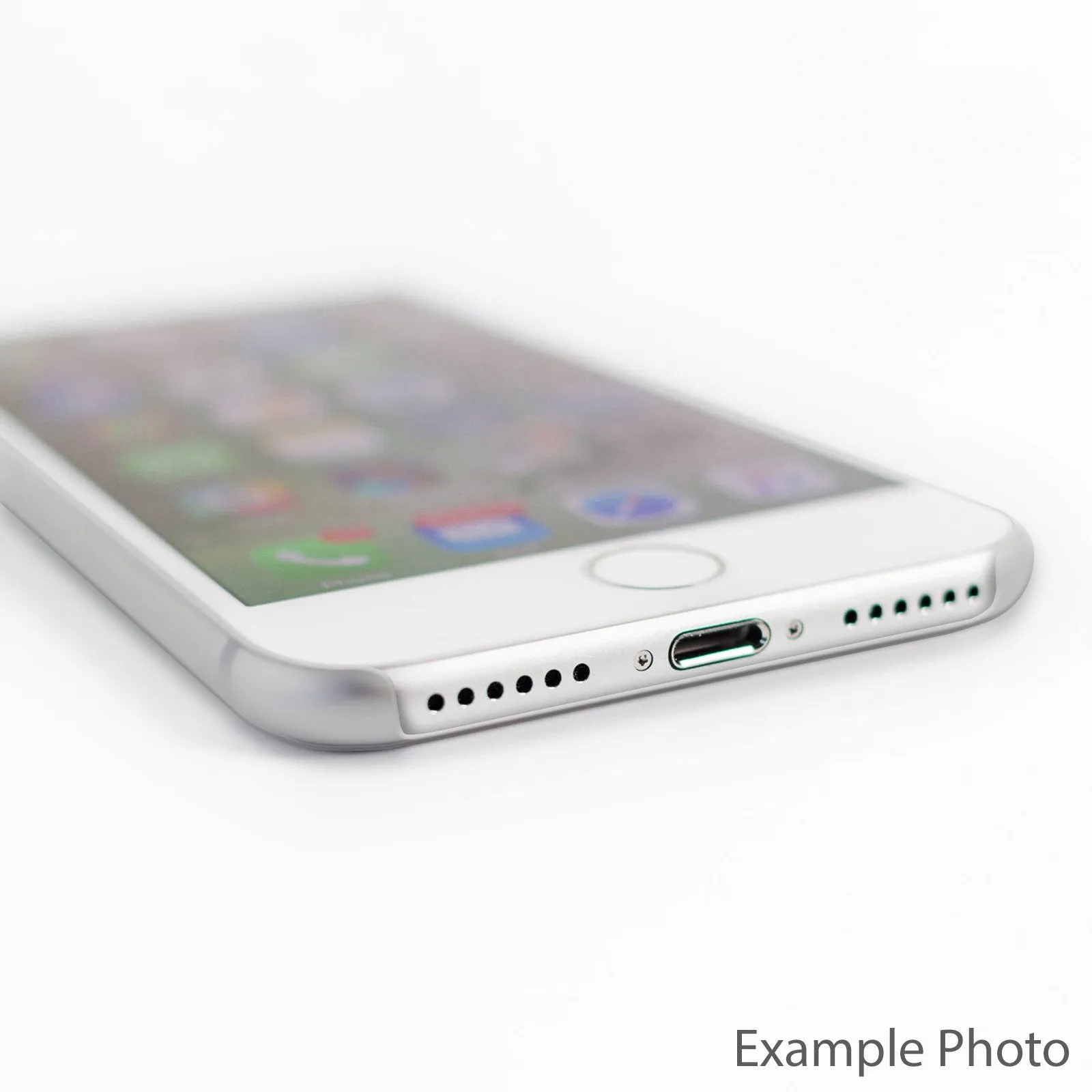Personalised Apple iPhone Hard Case with Stylish Text and Heart Line on Textured Grey