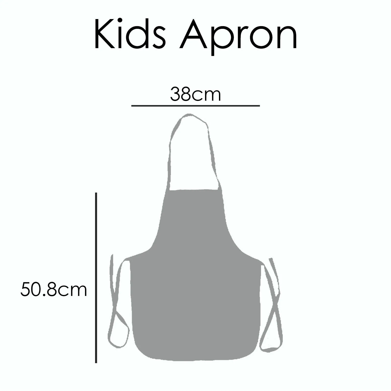 Personalised Apron with Stylish Text and Green Leaves Floral Print