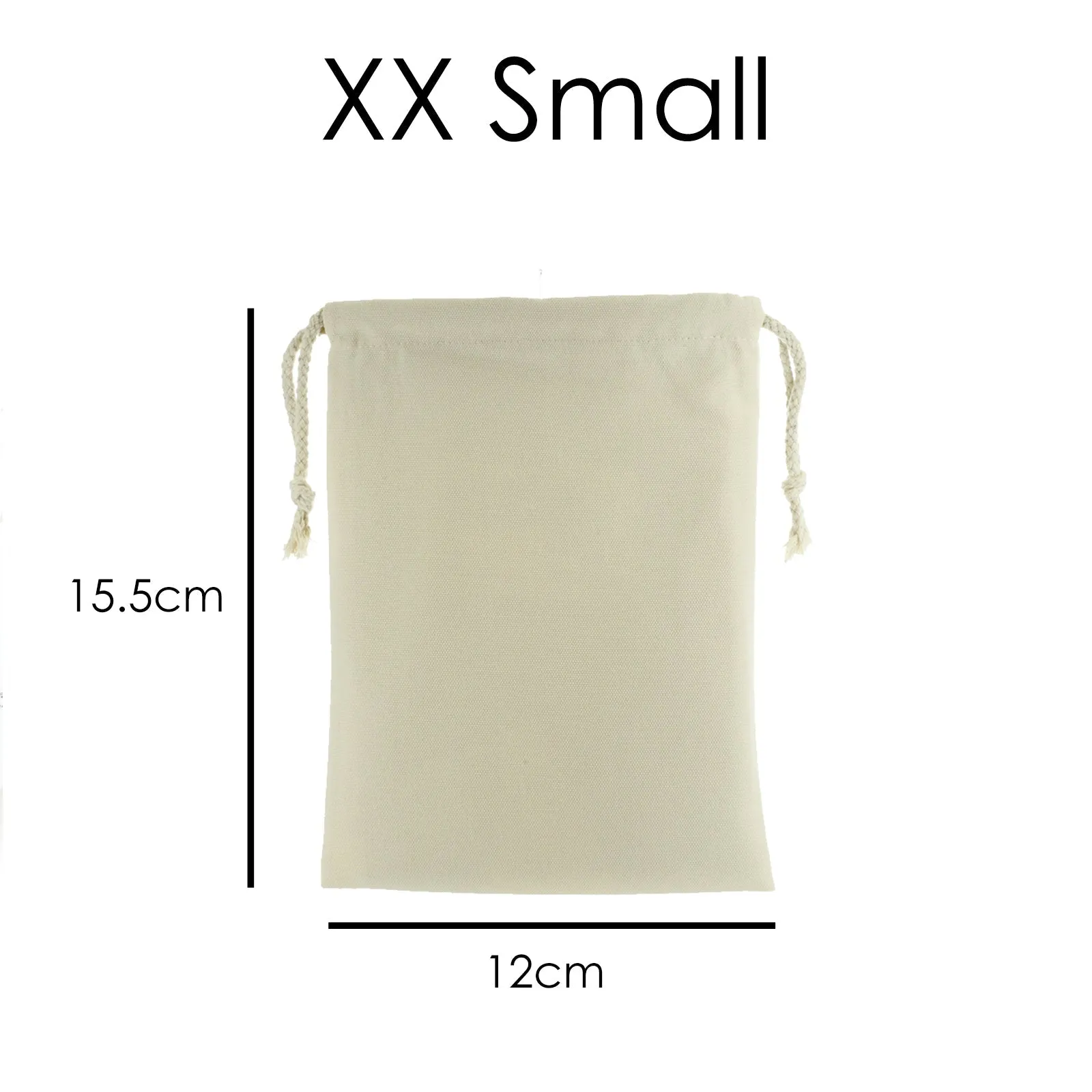 Personalised Canvas Sack with Stylish Text and Love Heart Birds Print