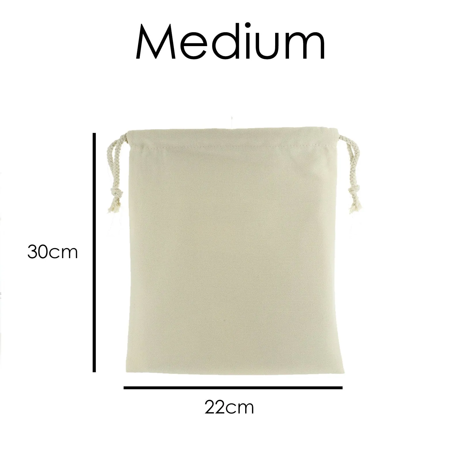 Personalised Canvas Sack with Stylish Text and Red Nose Reindeer Star Sketch