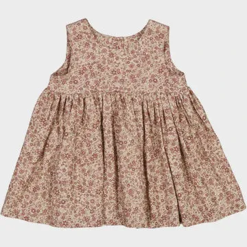 Pinafore Wrinkles Dress in Red Meadow