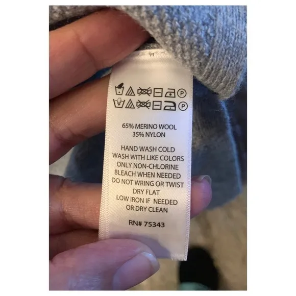 Plus Size Gray Cozy Stripe Sweater