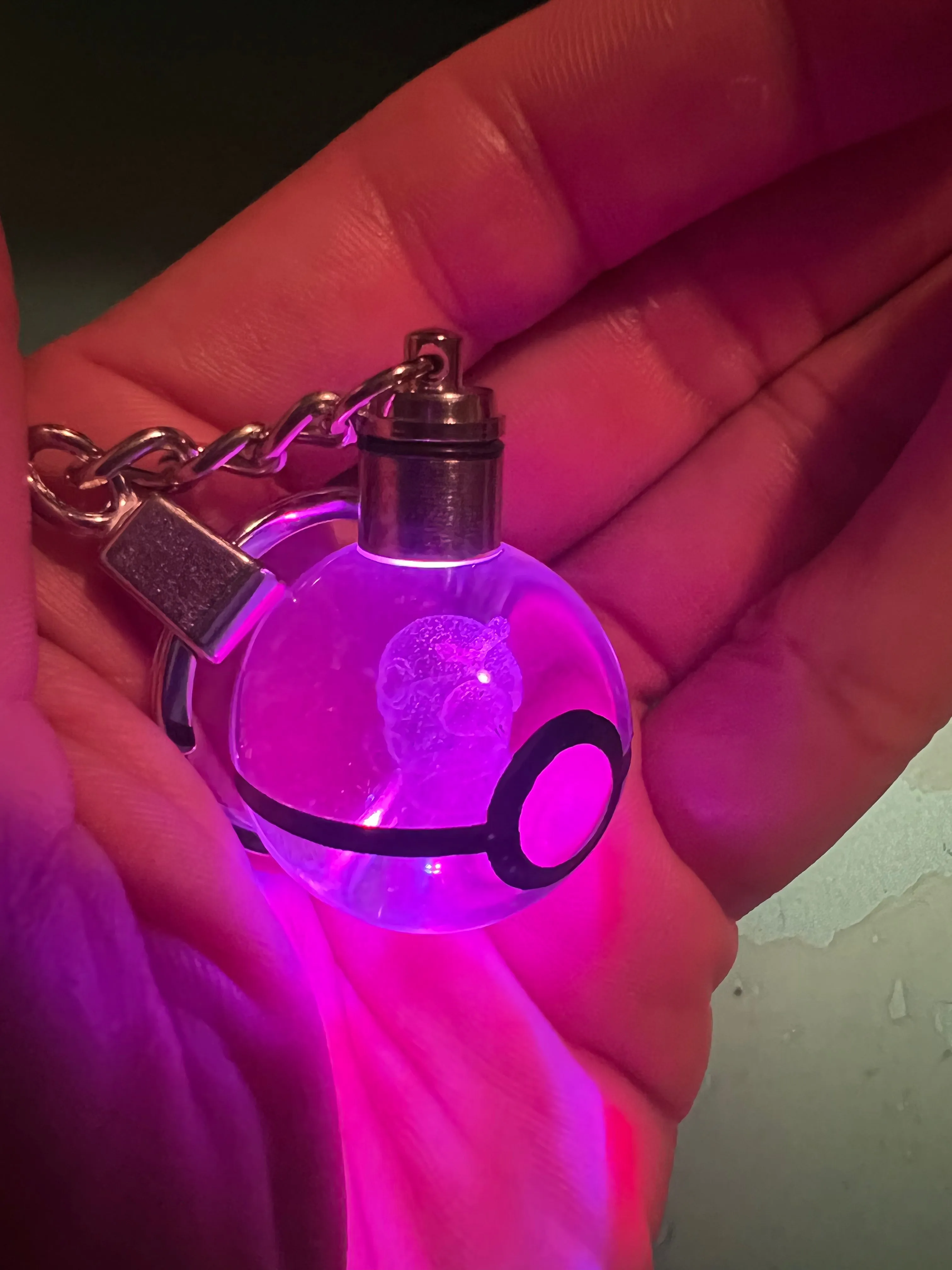 Pokemon Caterpie LED Light Up Keychain