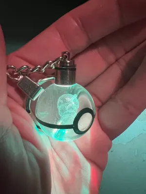 Pokemon Caterpie LED Light Up Keychain