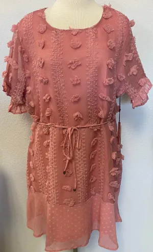 POOF WOVEN DRESS
